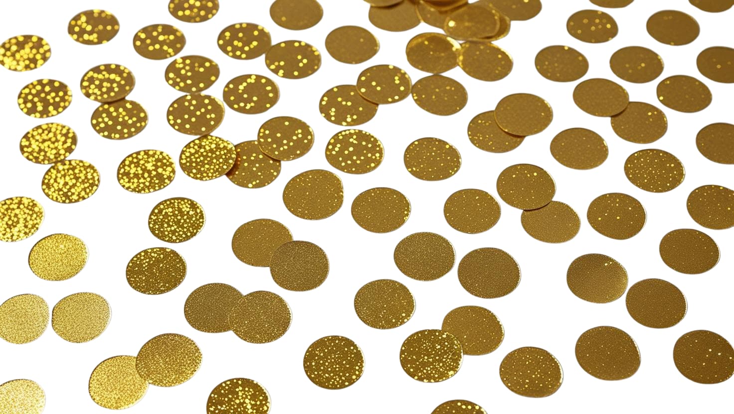 Gold Circle Confetti (1 LB)