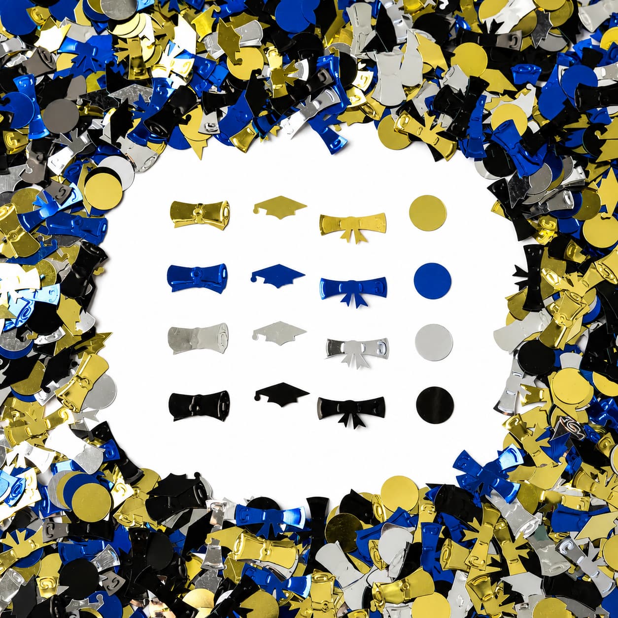 Graduation SHAPES Confetti (1 LB)
