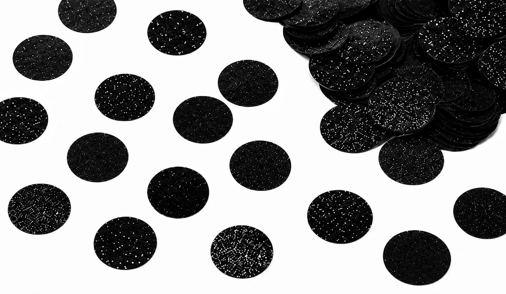 Black Circle Confetti (1 LB)
